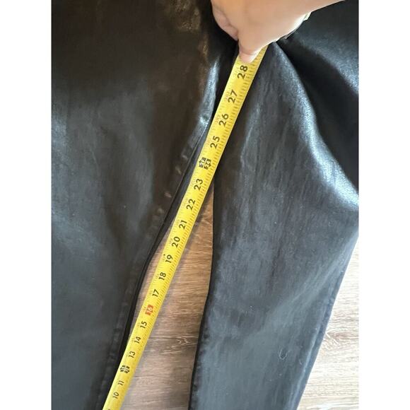 Good American GOOD CLASSIC Slim Straight Jeans GC046T Sz 14/32 Inseam 28" Black - Picture 7 of 9